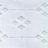 Tapis de salle de bain coton 100x50 - Blanc