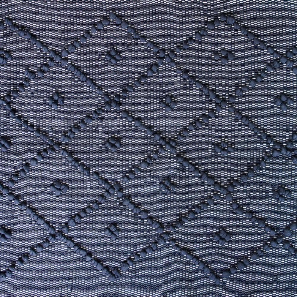 Tapis en coton 100x50 - Bleu foncé