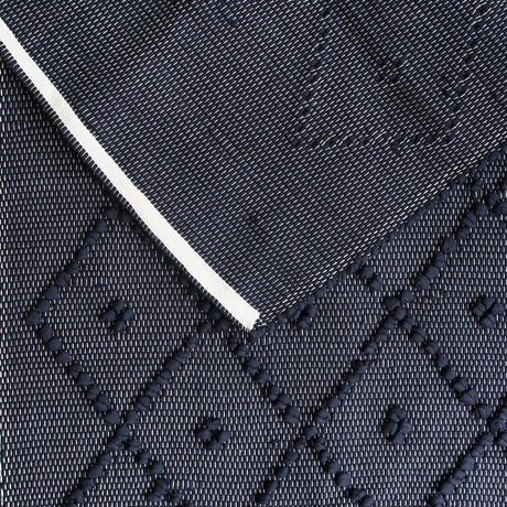 Tapis en coton 100x50 - Bleu foncé