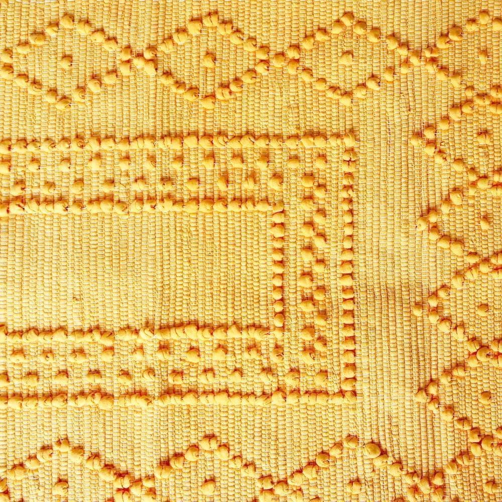 Tapis en coton 100x50 - Orange