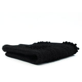 Tapis en coton - 100x50 Noir