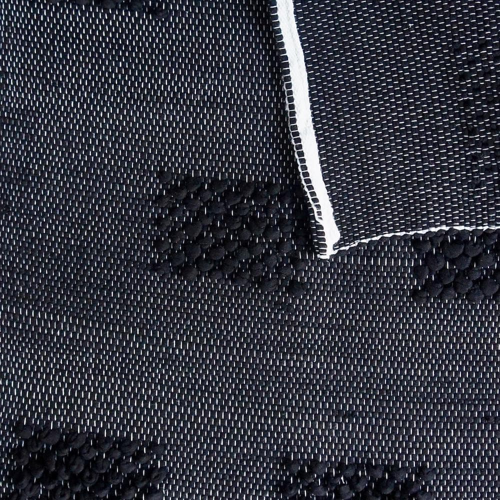 Tapis en coton - 100x50 Noir