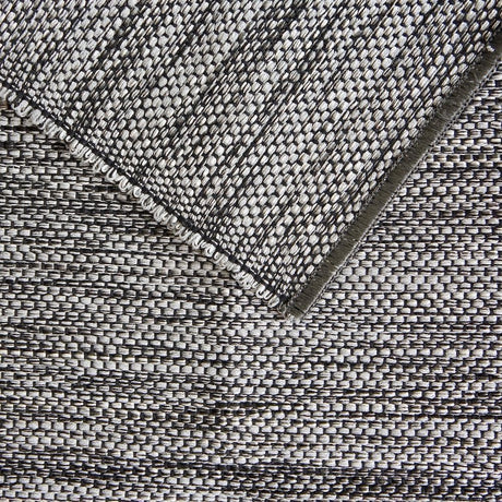 Tapis régional en coton Gris foncé