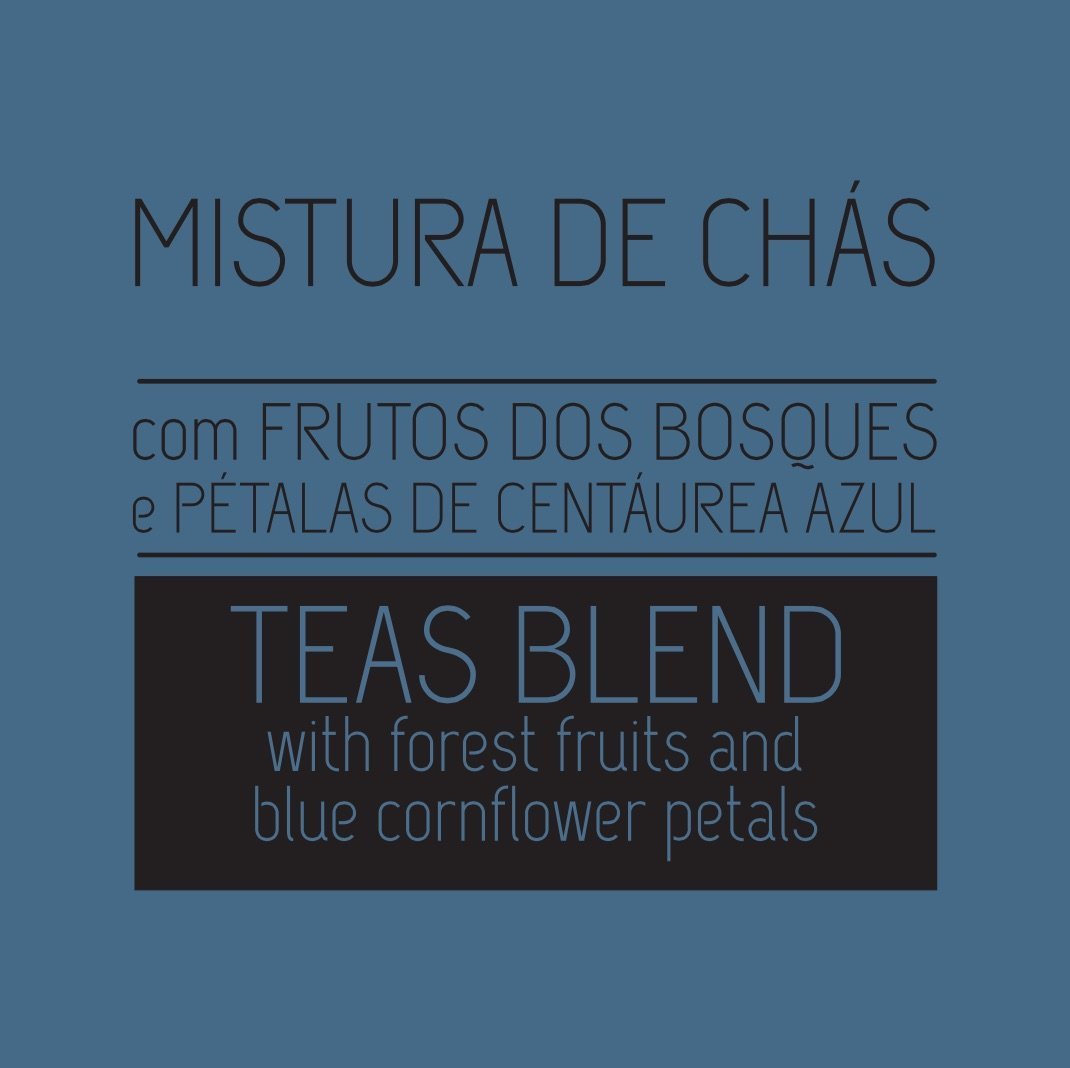 Thé noir aux fruits des bois et pétales de Bleuet