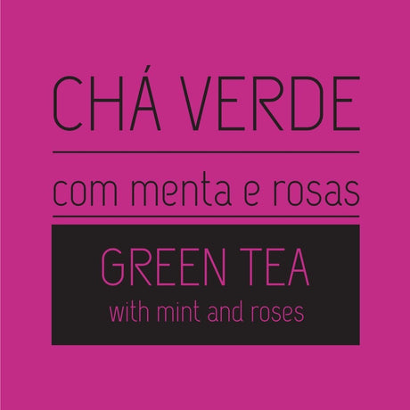 Thé vert à la menthe et à la rose