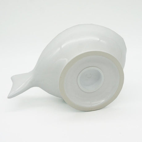 Tirelire en céramique blanche