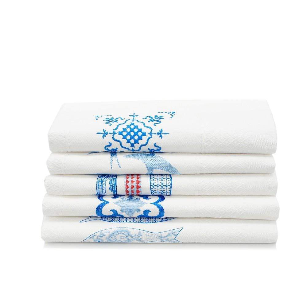 Torchon de cuisine brodé