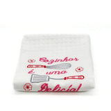 Torchon de cuisine brodé "Delicia"