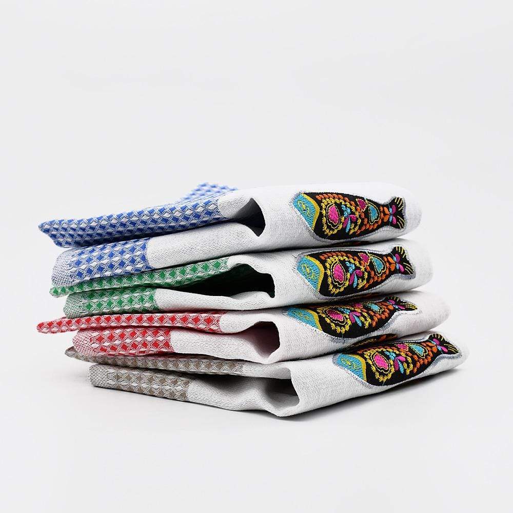 Torchon de cuisine brodé I Motifs portugais Torchon de cuisine brodé "Sardinha"