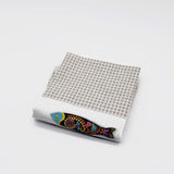 Torchon de cuisine brodé I Motifs portugais Torchon de cuisine brodé "Sardinha" Beige