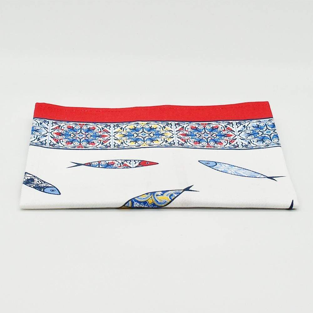 Torchon de cuisine du Portugal I Motifs portugais Torchon de cuisine "Sardinha"