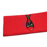 Torchon de cuisine brodé "Sardinha"