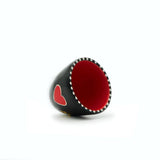 Vase en terre cuite peinte et vernie