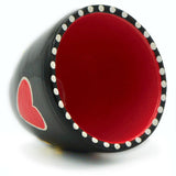 Vase en terre cuite peinte et vernie