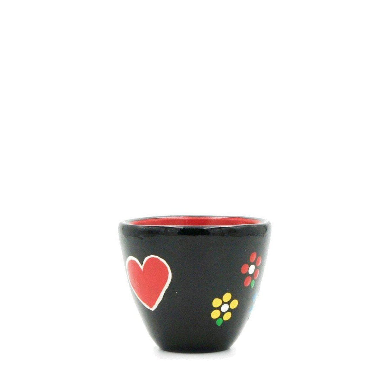 Vase en terre cuite peinte et vernie