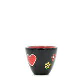 Vase en terre cuite peinte et vernie