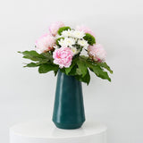 Vase rond en grès Eucalipto I Objet de décoration du Portugal Vase en grès “Le Jardin”